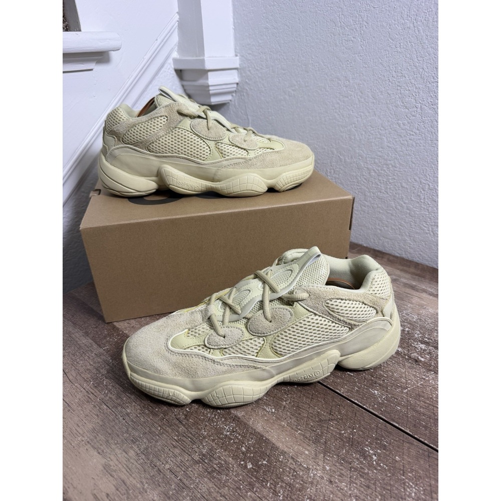 Adidas Yeezy 500 Super Moon Yellow 2018 DB2966 Men's Size 10.5 Shoes Sneakers